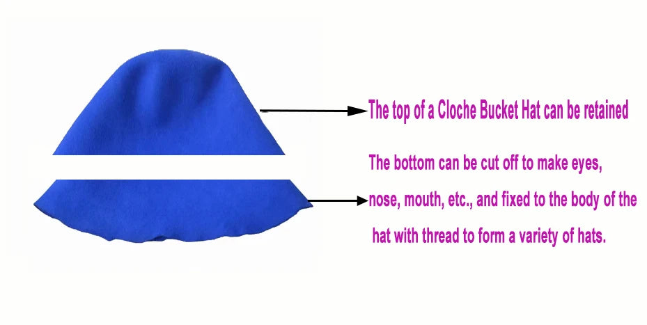 Chapeau Cloche en Laine